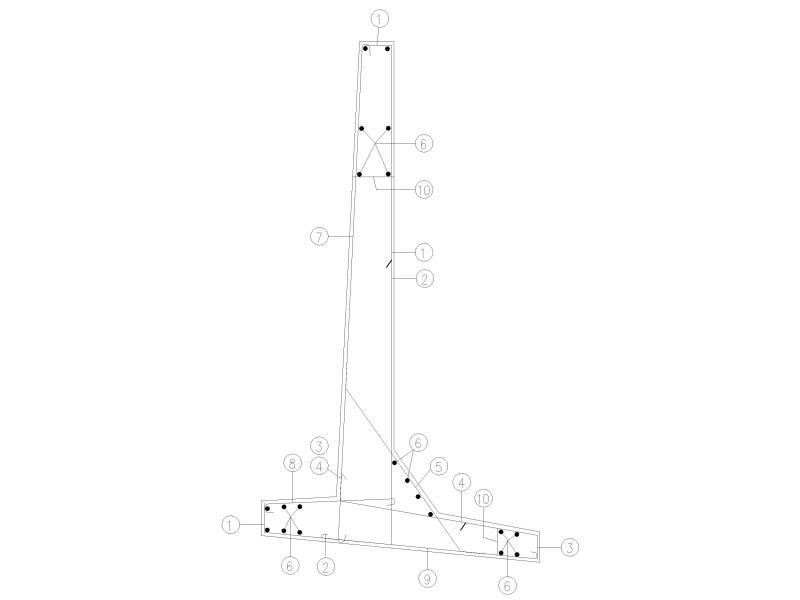 悬臂式挡土墙图纸 - 3