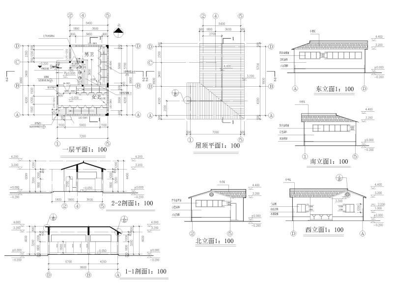 公共卫生间图纸 - 1