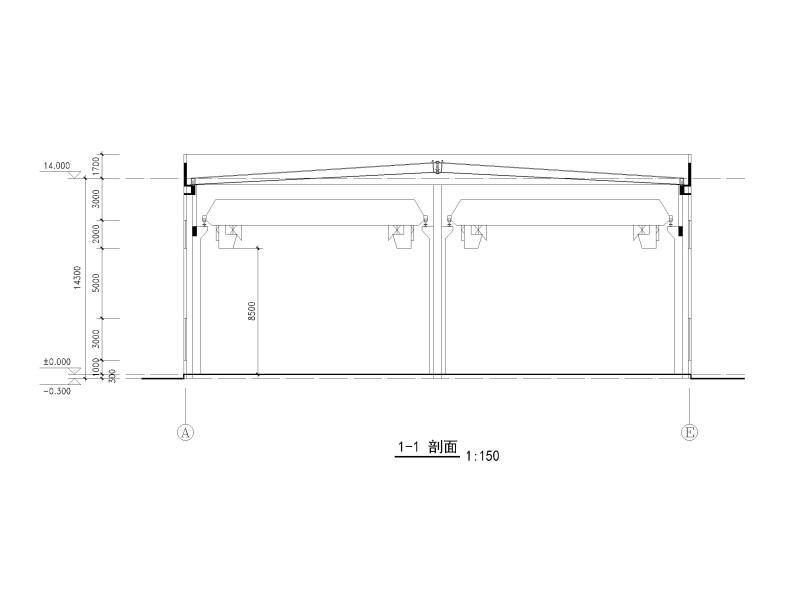 钢结构厂房建筑图纸 - 4