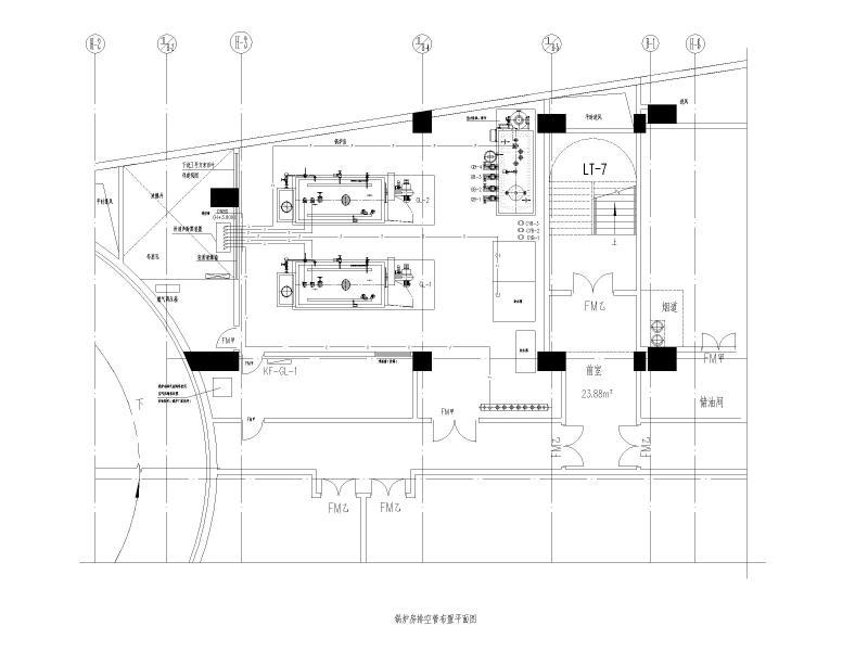 锅炉房设计施工图纸 - 2