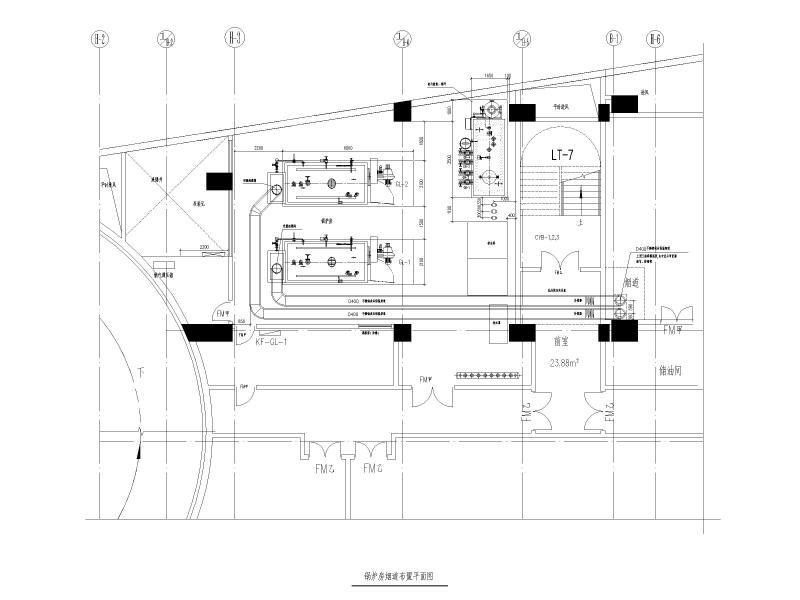 锅炉房设计施工图纸 - 4