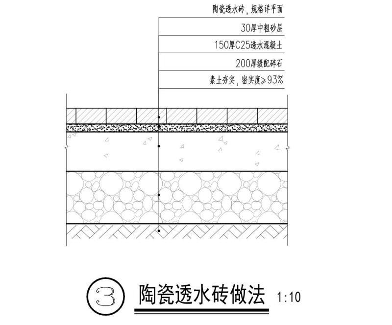 知名企业铺装做法详图纸设计 - 2