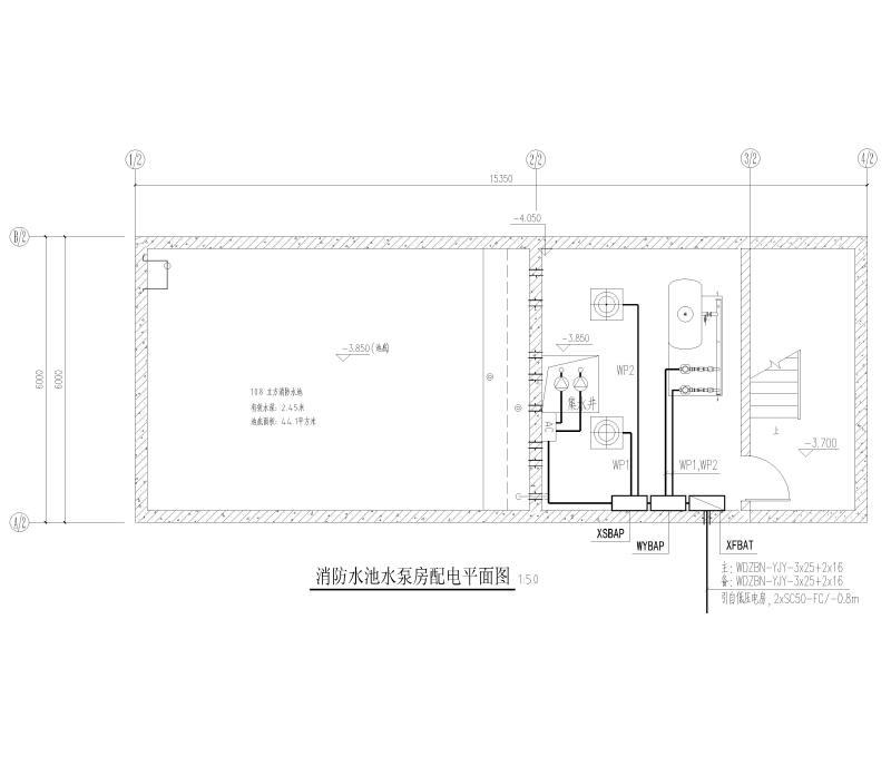 消防泵房大样图 - 4