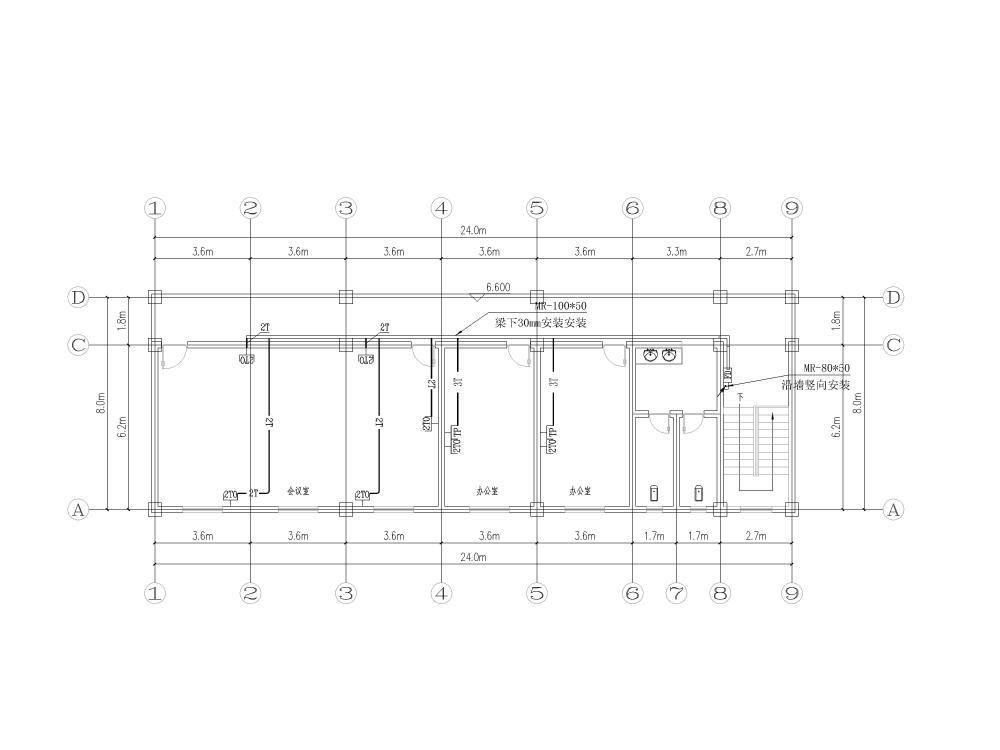 3层小型附属用房电气施工图纸2019 - 3