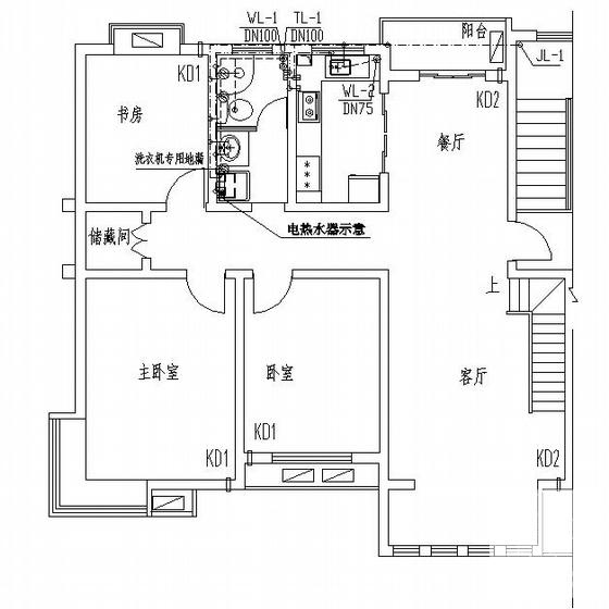 住宅给排水图纸 - 3