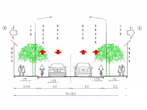 道路基础设施大样图 - 1