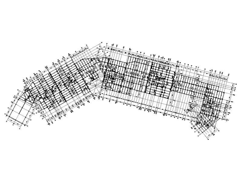 结构施工平面图 - 1