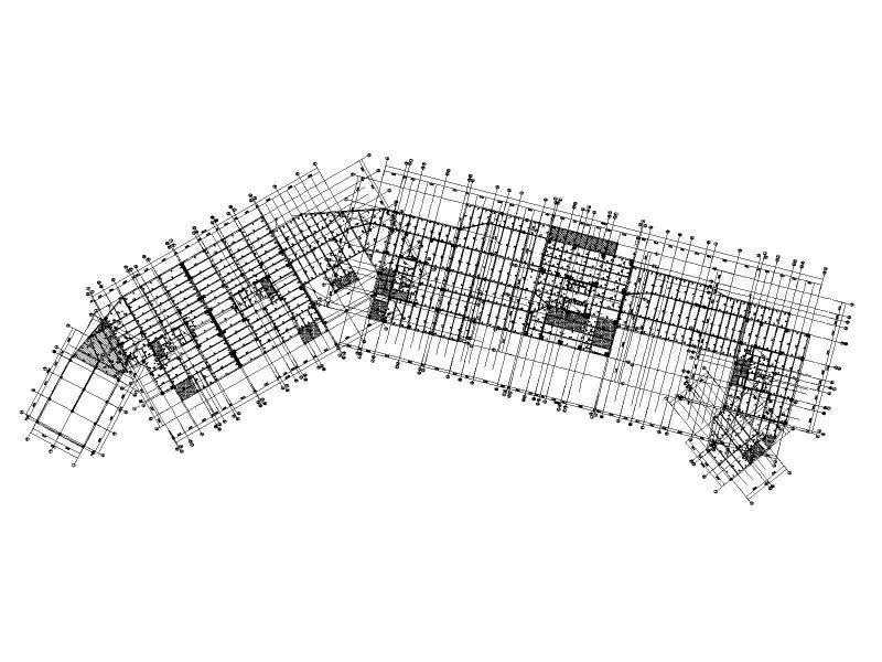 结构施工平面图 - 3