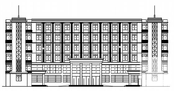 6层医院急诊楼建筑施工CAD图纸(卫生间详图) - 1