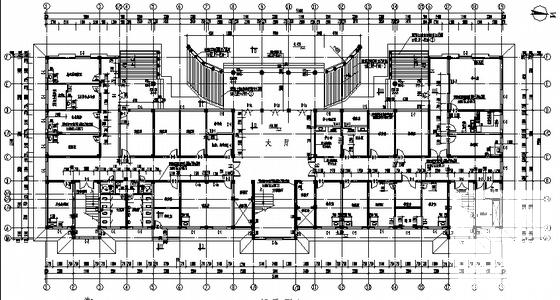 6层医院急诊楼建筑施工CAD图纸(卫生间详图) - 3