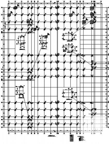 4层桩基础框架结构研发中心办公楼结构CAD施工图纸(预应力管桩) - 2