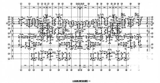 25层桩基础剪力墙结构住宅楼结构CAD施工图纸 - 2