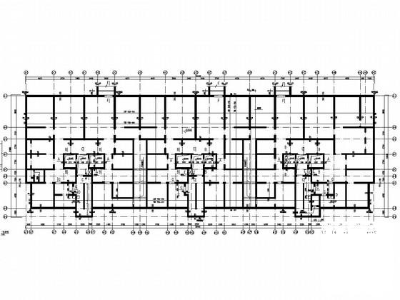 33层剪力墙结构住宅楼结构CAD施工图纸（地下2层） - 2