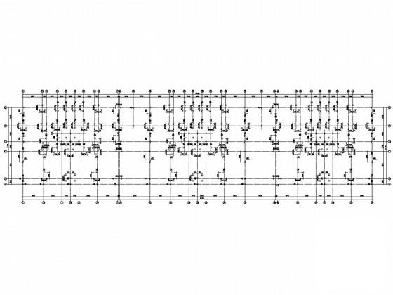 19层桩基础框剪结构宾馆结构CAD施工图纸 - 1