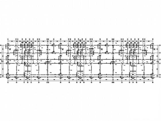 19层桩基础框剪结构宾馆结构CAD施工图纸 - 2