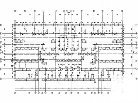 30层点式剪力墙结构住宅楼结构CAD施工图纸(钢筋混凝土灌注桩) - 2