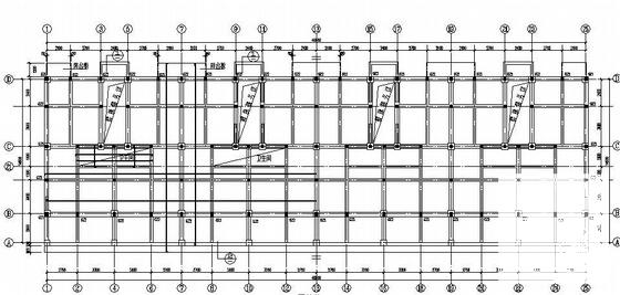 5层砖混底框住宅楼结构CAD施工图纸（独立基础） - 1