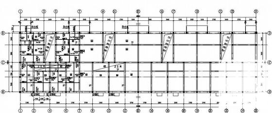 5层砖混底框住宅楼结构CAD施工图纸（独立基础） - 2