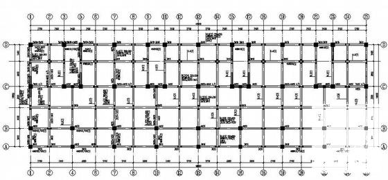 5层砖混底框住宅楼结构CAD施工图纸（独立基础） - 3