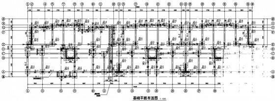 框架剪力墙住宅楼结构CAD施工图纸（11层桩基础） - 2