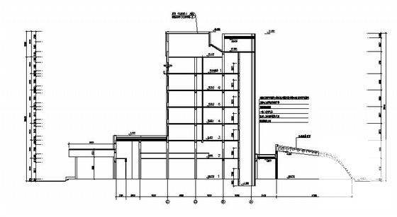 现代风格框架结构7层宾馆建筑施工CAD图纸(卫生间详图) - 2