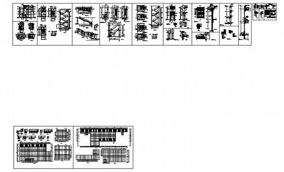 4层饭店建筑CAD施工图纸(卫生间详图) - 2