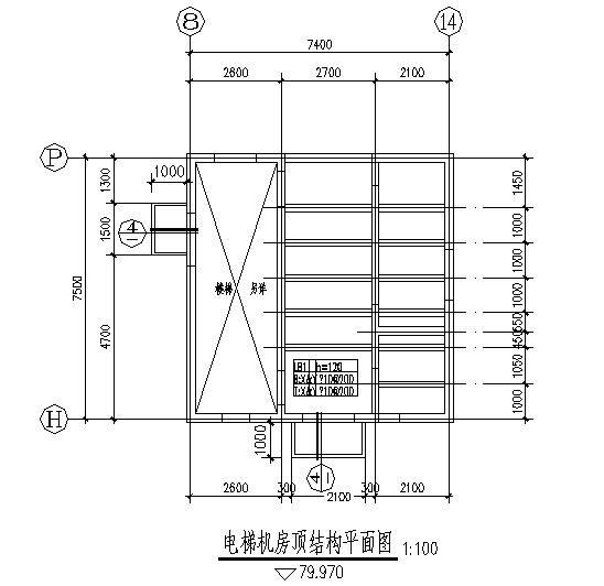 26层剪力墙住宅楼结构CAD施工图纸（电梯机房含塔楼） - 4