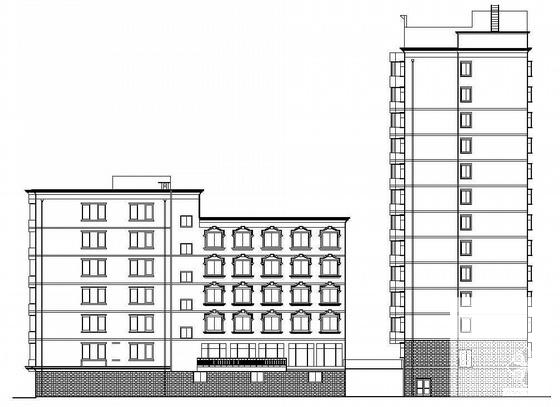 框架结构13层宾馆建筑施工CAD图纸(卫生间详图) - 1