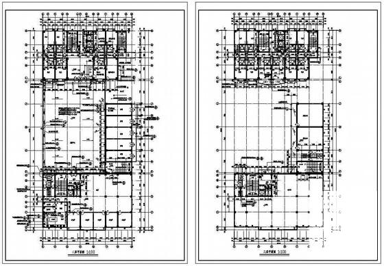 框架结构13层宾馆建筑施工CAD图纸(卫生间详图) - 2