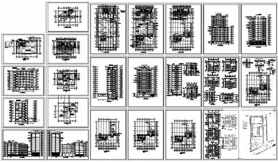 框架结构13层宾馆建筑施工CAD图纸(卫生间详图) - 4