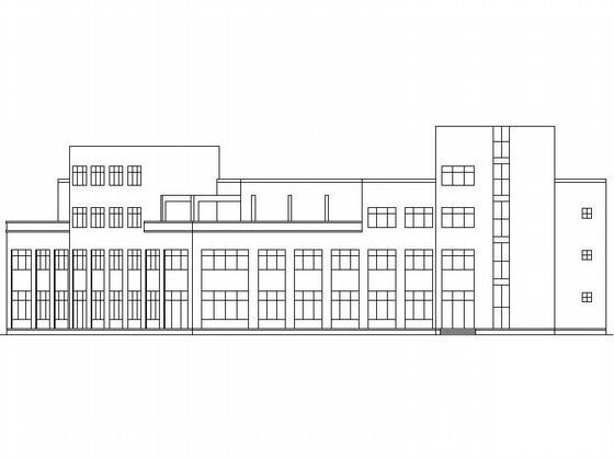 3层山水华庭酒店建筑施工CAD图纸 - 1