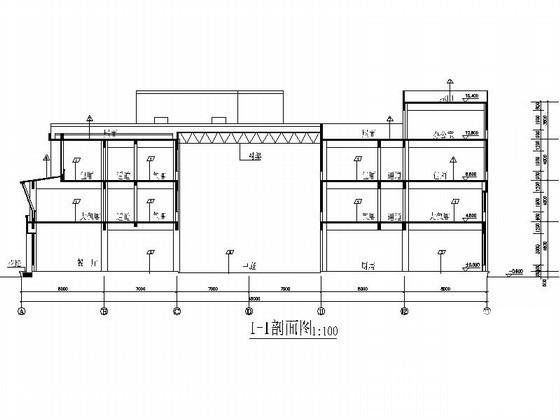 3层山水华庭酒店建筑施工CAD图纸 - 2