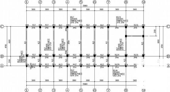 7度区框架教学楼结构CAD施工图纸（独立基础） - 2