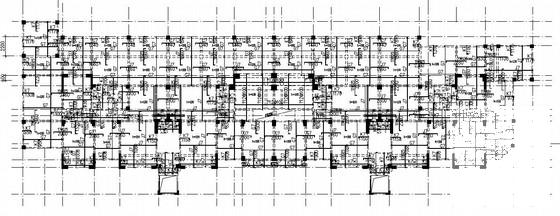 11层框剪结构花园洋房住宅楼结构CAD施工图纸（条形基础） - 2