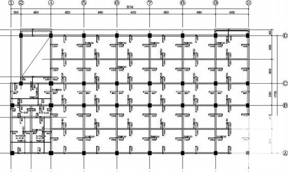 民族中学6层框架普通教室结构CAD施工图纸 - 3