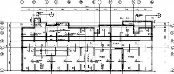 16层框架剪力墙住宅楼结构CAD施工图纸 - 3