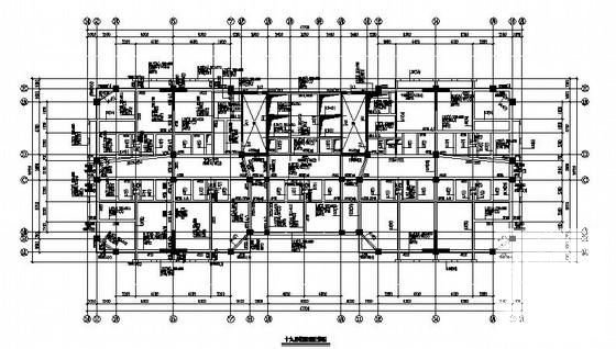 20层框剪办公楼部分框架裙房结构CAD施工图纸（桩基础） - 2