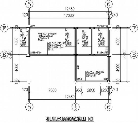 厂区桩基础框架综合办公楼结构CAD施工图纸 - 3