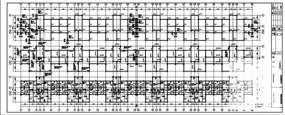 6层现浇框架结构住宅楼结构CAD施工图纸 - 3