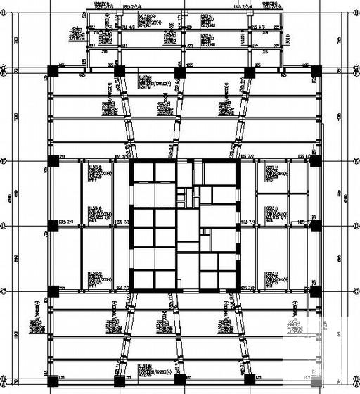 39层框架核心筒住宅楼结构CAD施工图纸 - 3