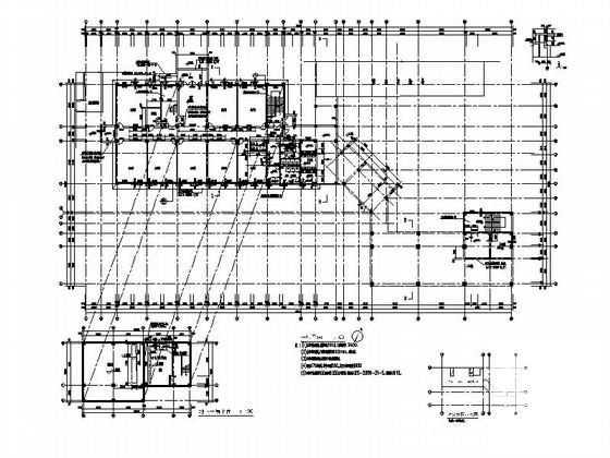 6层框架结构瓦屋面县级中学教学综合楼建筑施工CAD图纸 - 3