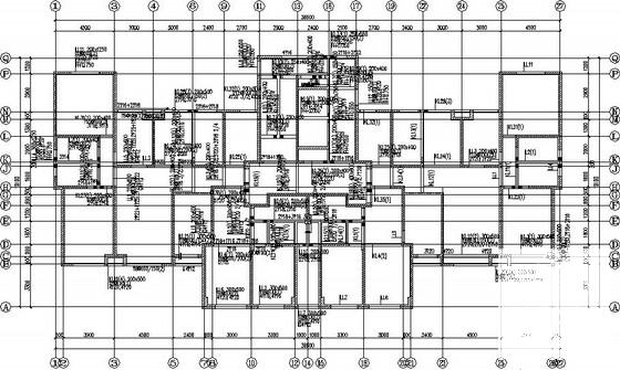 地下3层37层剪力墙高层住宅楼结构CAD施工图纸 - 2