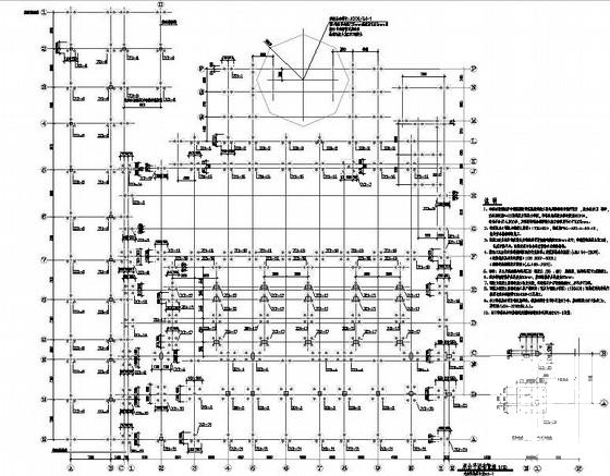 2层框架结构大型集中供暖锅炉房结构CAD施工图纸 - 3