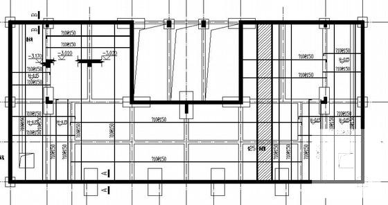 3层底密度框架住宅楼结构CAD施工图纸（双拼A型） - 1