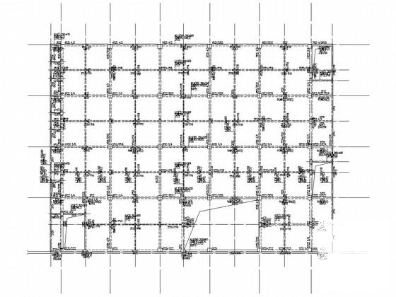11层框架结构宾馆结构CAD施工图纸（8度抗震、地下1层框剪） - 2