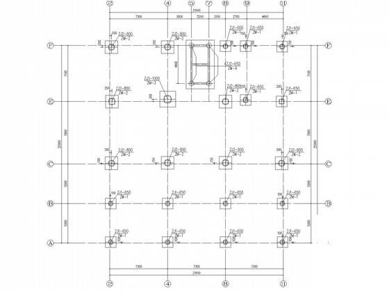 带地下室框架商业住宅结构CAD施工图纸 - 4