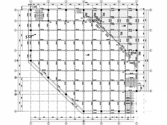 3层独立基础框架结构体育馆结构CAD施工图纸（初步设计） - 4