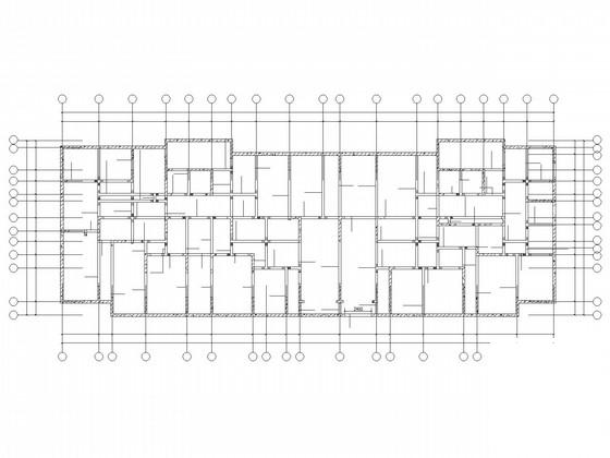 带地下室储藏室28层住宅楼剪力墙结构CAD施工图纸(平面布置图) - 1