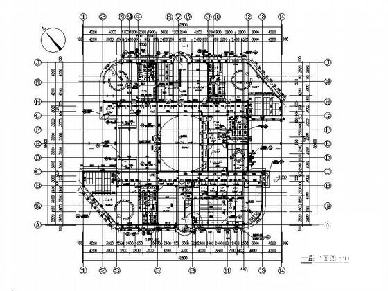 3层现代风格大型幼儿园设计CAD施工图纸（效果图纸）(钢筋混凝土结构) - 3