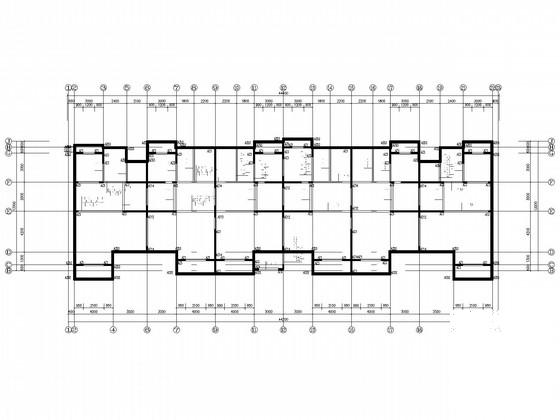 地上3层地下1层别墅框架结构CAD施工图纸(基础平面图) - 3